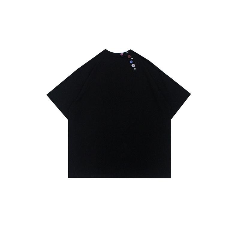 DONSMOKE I DON‘T SMOKE X Bluehumming 藍月 鈕扣 短袖 短T【PS中壢】-細節圖4