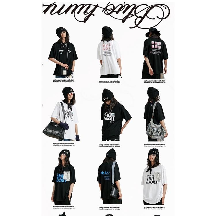 DONSMOKE I DON‘T SMOKE X Bluehumming 藍月 鈕扣 短袖 短T【PS中壢】-細節圖5