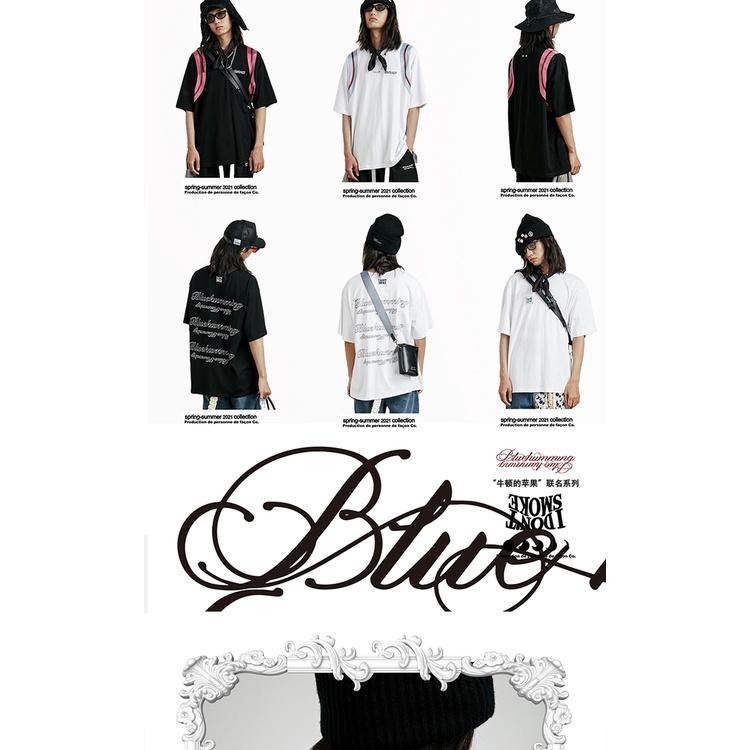 DONSMOKE I DON‘T SMOKE X Bluehumming 藍月 鈕扣 短袖 短T【PS中壢】-細節圖6