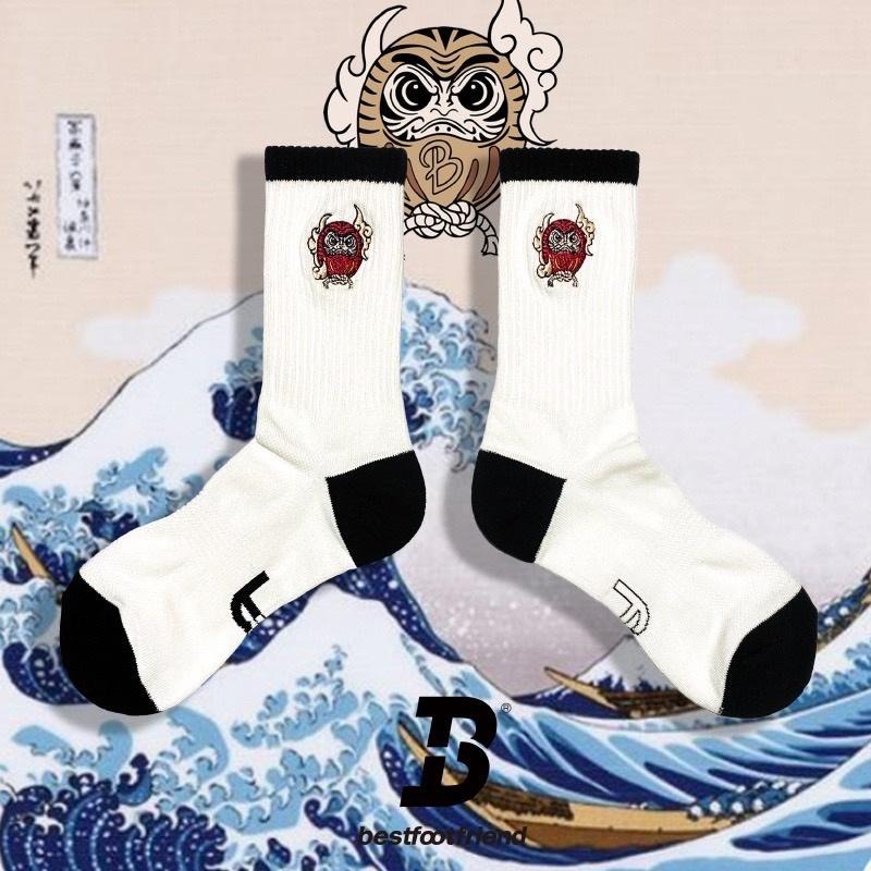 BEST FOOT FRIEND /BFF襪 DARUMA 達摩不倒翁 長襪【PS中壢】-細節圖2