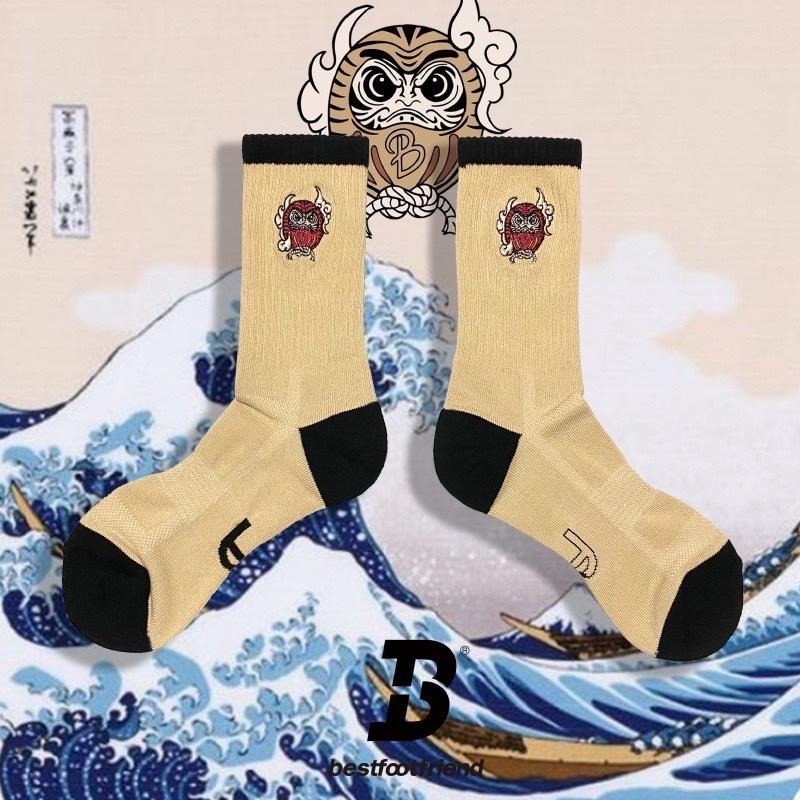 BEST FOOT FRIEND /BFF襪 DARUMA 達摩不倒翁 長襪【PS中壢】-細節圖3