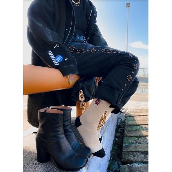 BEST FOOT FRIEND /BFF襪 DARUMA 達摩不倒翁 長襪【PS中壢】-細節圖7