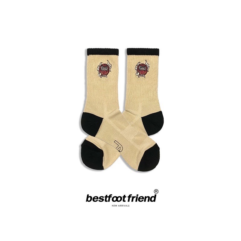 BEST FOOT FRIEND /BFF襪 DARUMA 達摩不倒翁 長襪【PS中壢】-規格圖9