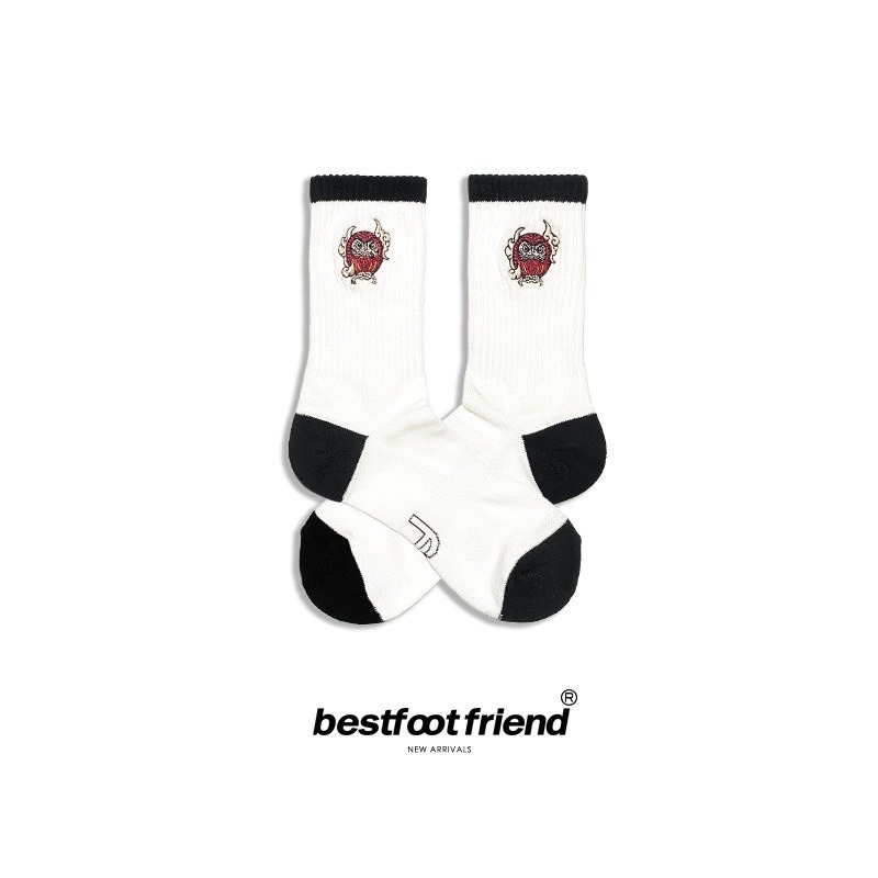 BEST FOOT FRIEND /BFF襪 DARUMA 達摩不倒翁 長襪【PS中壢】-規格圖9