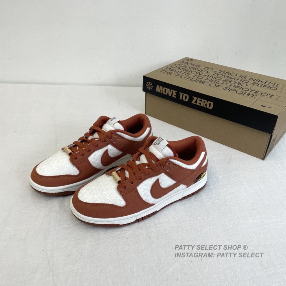 Nike Dunk Low Retro Sun Club 女鞋 白色 橘色 夕陽 沙灘 低筒【PS中壢】-細節圖2