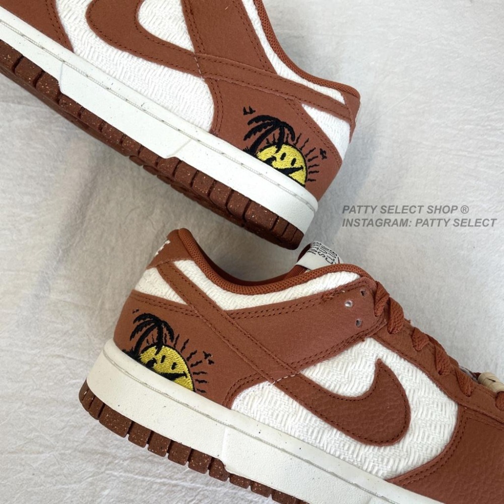 Nike Dunk Low Retro Sun Club 女鞋 白色 橘色 夕陽 沙灘 低筒【PS中壢】-細節圖4