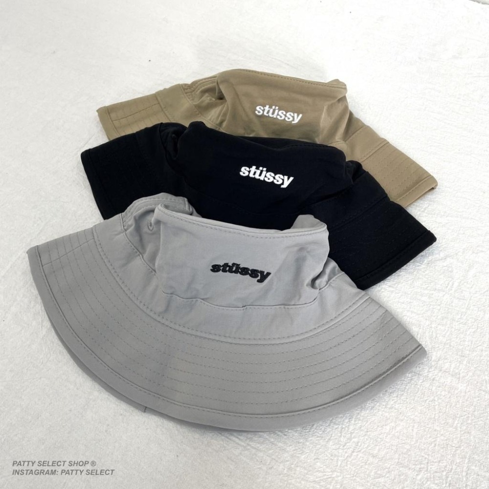 STUSSY 基本 草寫 LOGO 毛絨 漁夫帽 毛帽【PS中壢】-細節圖2