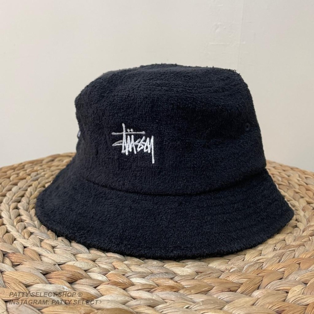 STUSSY 基本 草寫 LOGO 毛絨 漁夫帽 毛帽【PS中壢】-細節圖4