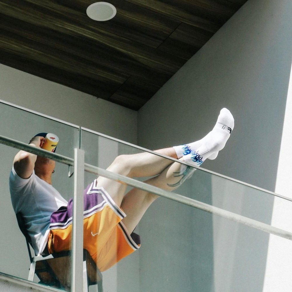 BEST FOOT FRIEND /BFF襪  火焰 十字架 Holy Cross 長襪 綜合賣場【PS中壢】-細節圖2