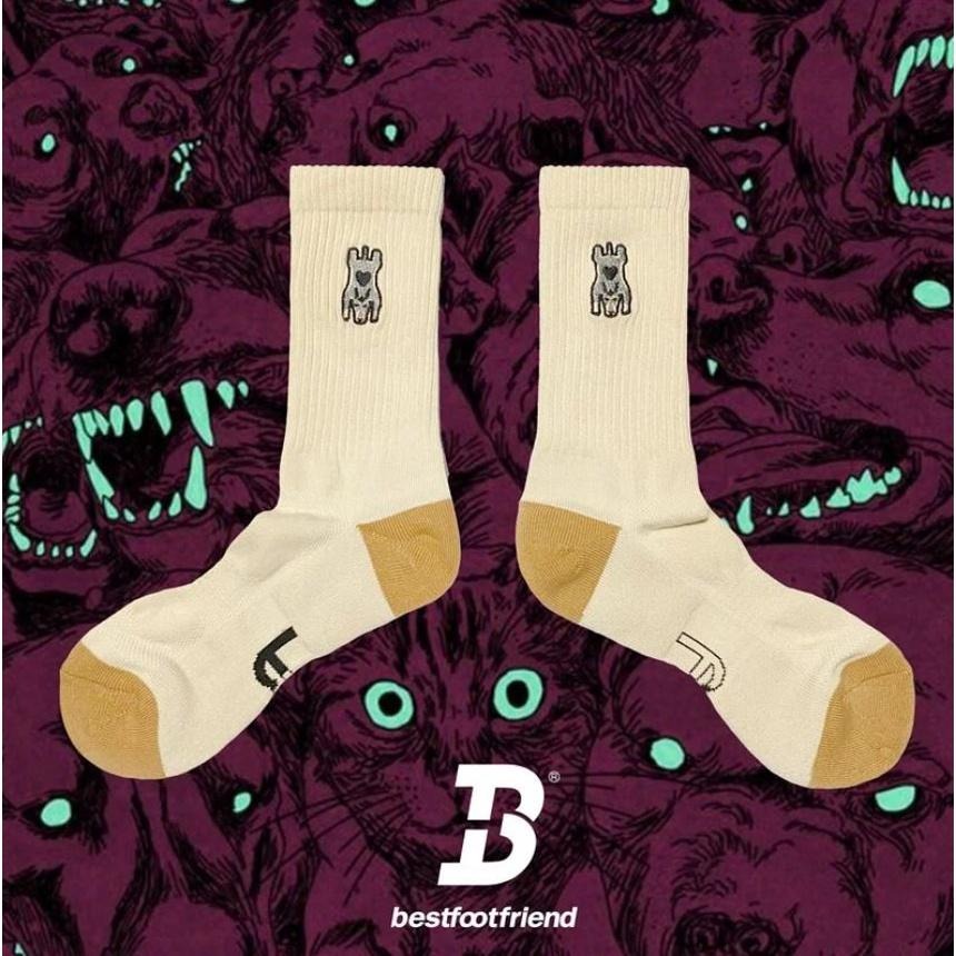 BEST FOOT FRIEND /BFF襪 電繡獸皮 長襪 【PS中壢】-細節圖5