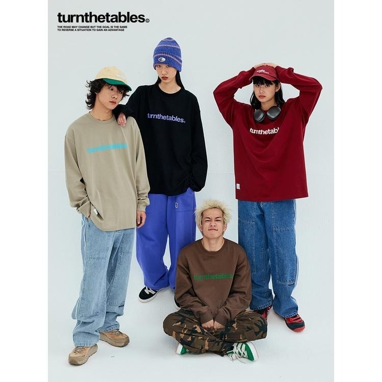 Turnthetables 260克 正面 LOGO 日系 復古 長袖 長T 店內價 【PS中壢】-細節圖2