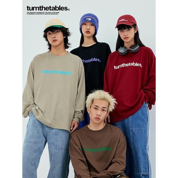 Turnthetables 260克 正面 LOGO 日系 復古 長袖 長T 店內價 【PS中壢】-細節圖3