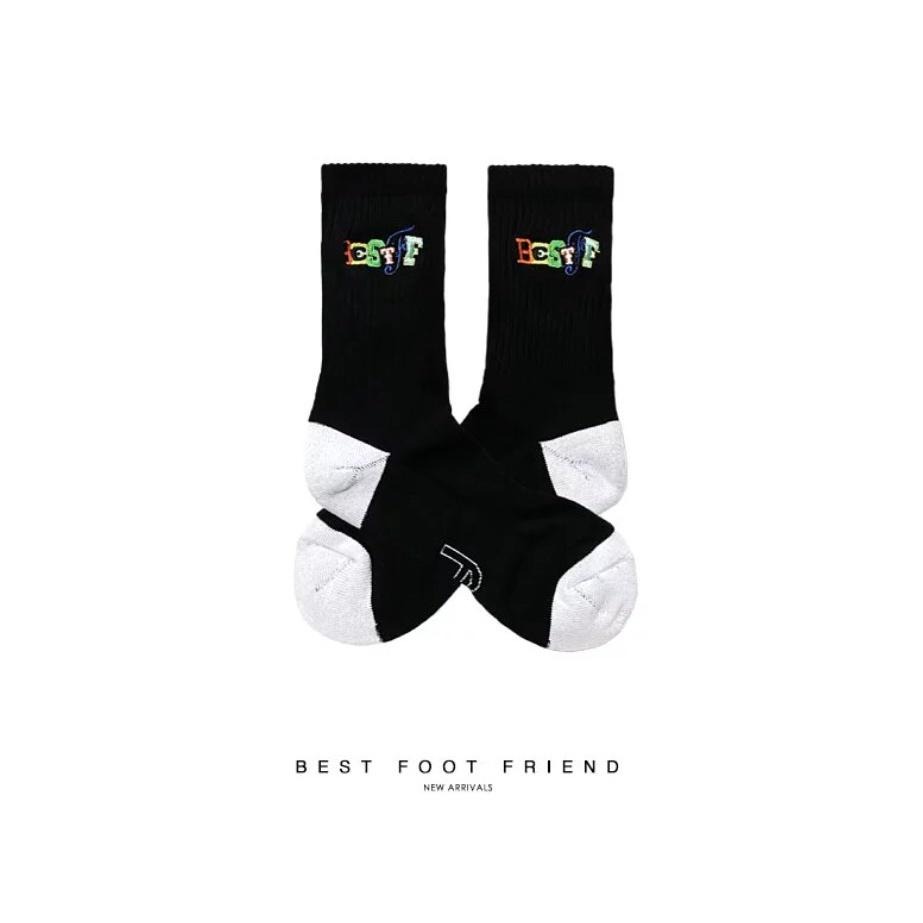 BEST FOOT FRIEND /BFF襪 玩具彩虹字 中筒襪 長襪【PS中壢】-細節圖6