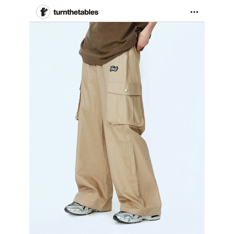 Turnthetables 美式 繡章 口袋 工裝褲 直筒 休閒 長褲 店內價 【PS中壢】-規格圖4