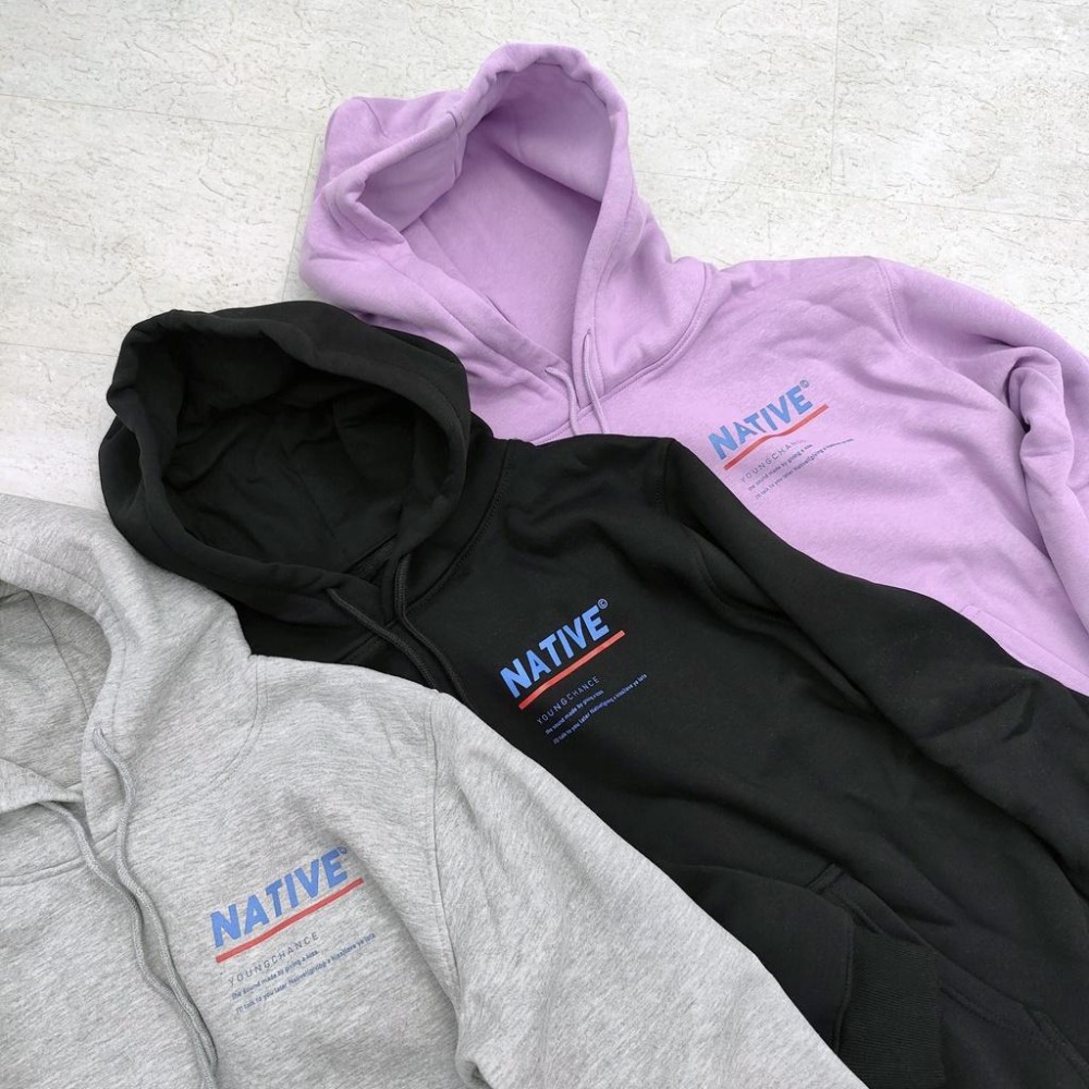 NATIVE RED LINE HOODIE 帽踢 帽t【PS中壢】-細節圖2