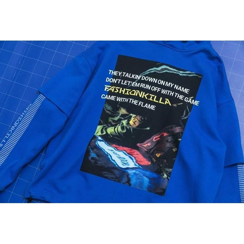 KILLASYSTEM  18F/W FLAME STITCH HOODIE 帽T 長袖 店內價 【PS中壢】-細節圖6