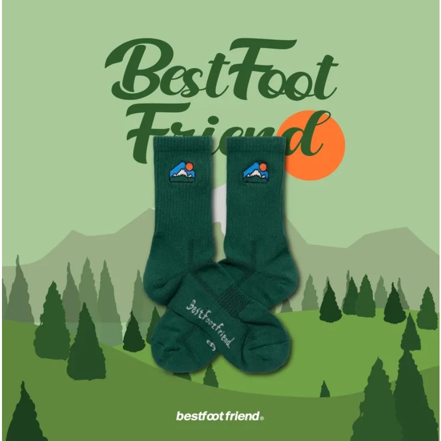 BEST FOOT FRIEND /BFF襪 雪山 Snow Mountain 長襪 【PS中壢】-規格圖1