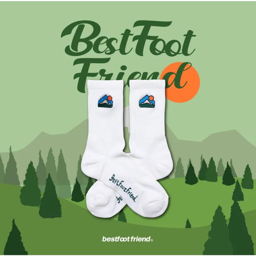 BEST FOOT FRIEND /BFF襪 雪山 Snow Mountain 長襪 【PS中壢】-規格圖2