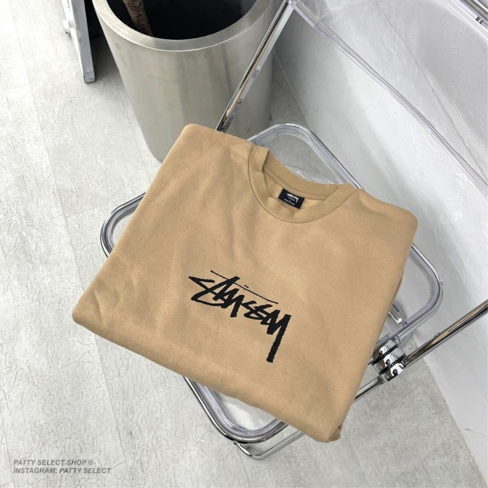 Stussy Original stock 正面LOGO 大學T 內刷毛 大學踢 澳洲代購【PS中壢】-細節圖3