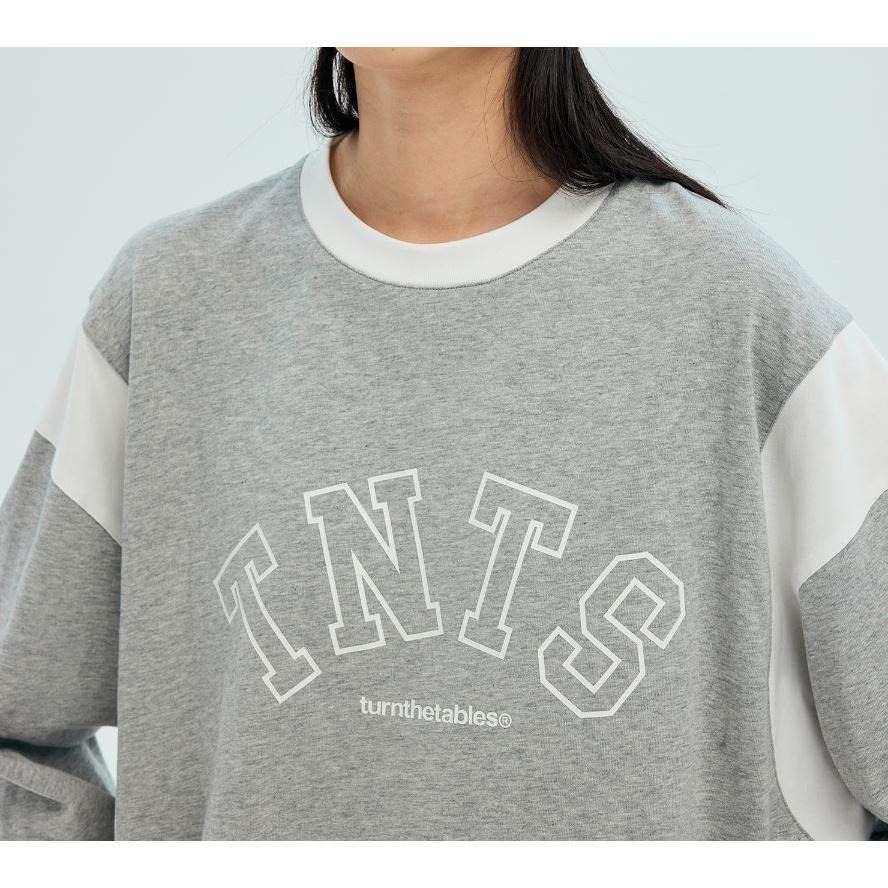 Turnthetables 拼接 撞色 TNTS 空心 LOGO 長袖 長TEE 長T  店內價 【PS中壢】-細節圖7