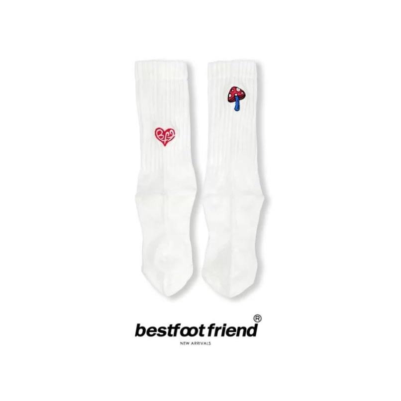 BEST FOOT FRIEND /BFF襪 Mushroom Love 蘑菇 長襪【PS中壢】-細節圖3