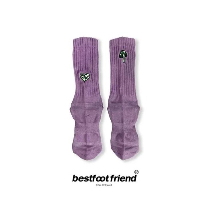 BEST FOOT FRIEND /BFF襪 Mushroom Love 蘑菇 長襪【PS中壢】-細節圖8