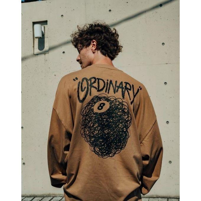 ORDINARY 美式 素描 蠟筆 8號球 長袖 長T 長踢 【PS中壢】-細節圖4