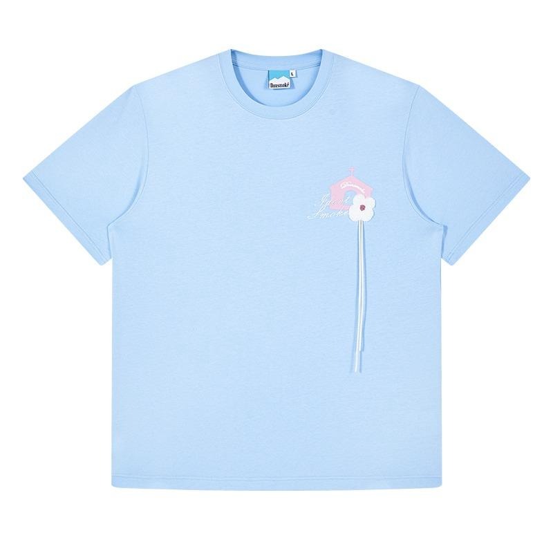 DONSMOKE 送你一朵小花 立體 毛巾 繡花 短袖 T恤 I Don’t Smoke 【PS中壢】-細節圖9