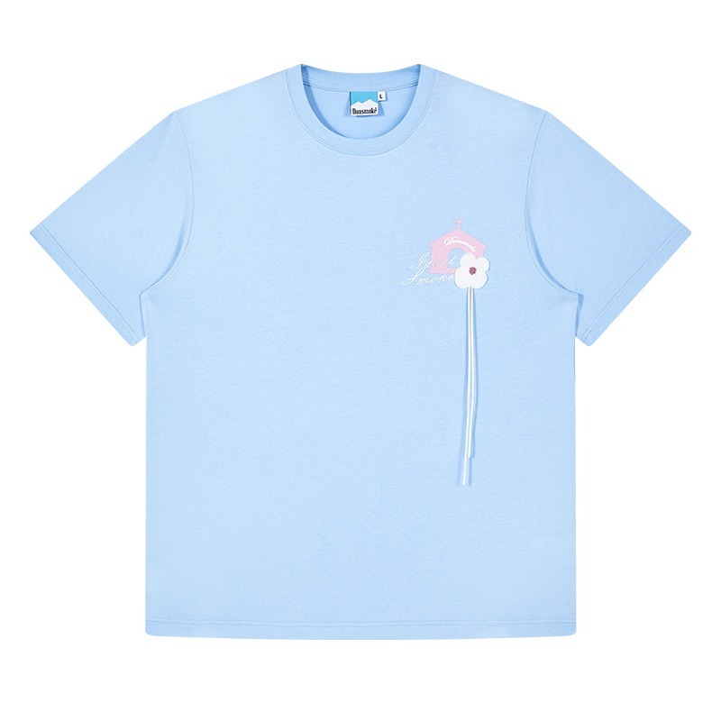 DONSMOKE 送你一朵小花 立體 毛巾 繡花 短袖 T恤 I Don’t Smoke 【PS中壢】-規格圖9