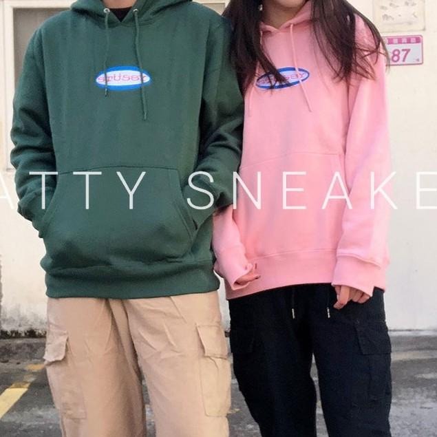 STUSSY 刺繡 圓形LOGO 帽T 四色 帽TEE 內刷毛【PS中壢】-細節圖3