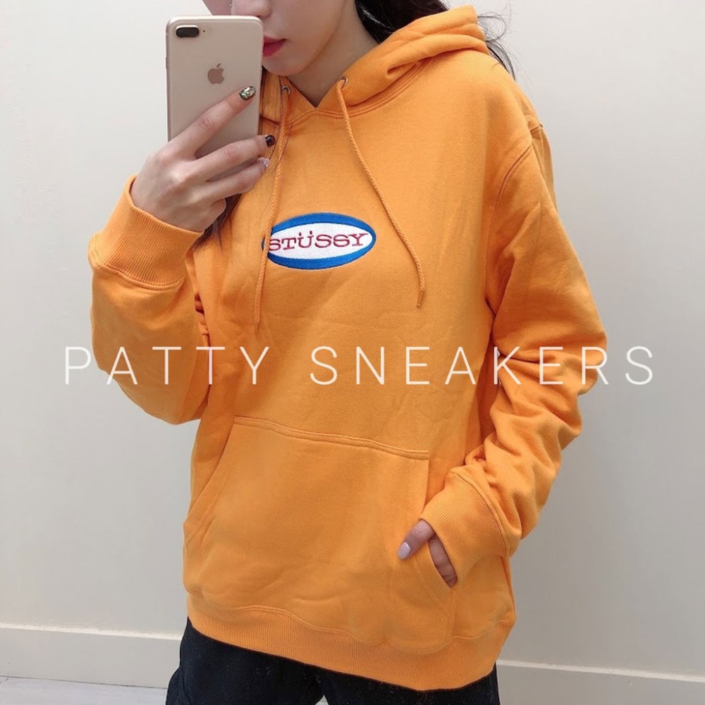 STUSSY 刺繡 圓形LOGO 帽T 四色 帽TEE 內刷毛【PS中壢】-規格圖6