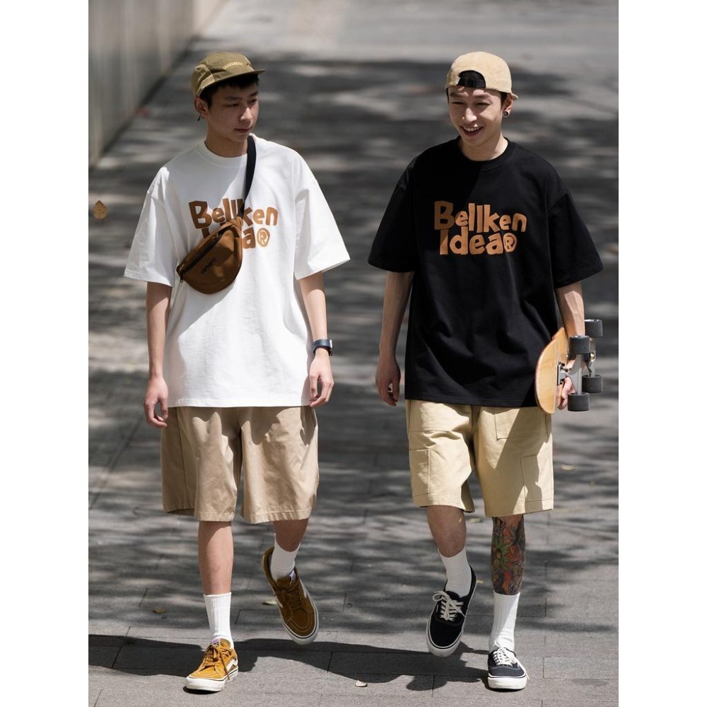 BELLKEN IDEA 重磅 日系 正面 印花 大LOGO 短T 短袖 店內價 【PS中壢】-細節圖2