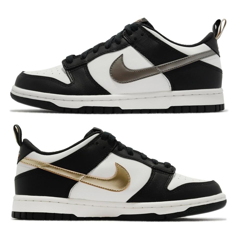NIKE DUNK PULL TAB 鴛鴦金銀勾 DH9764 熊貓【PS中壢】-細節圖3