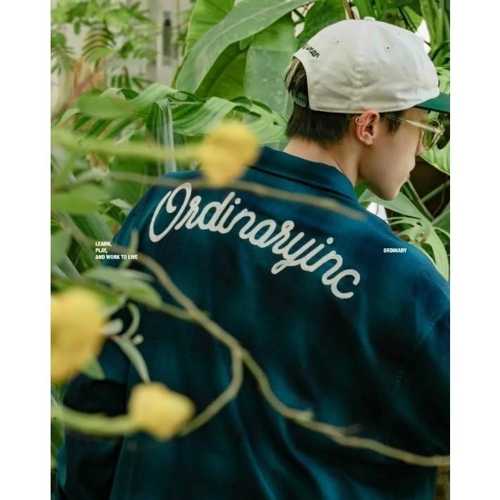 ORDINARY 美式 寬鬆漸層 格紋襯衫 長袖 店內價 【PS中壢】-細節圖4