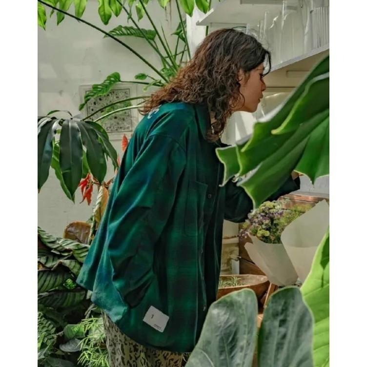 ORDINARY 美式 寬鬆漸層 格紋襯衫 長袖 店內價 【PS中壢】-細節圖5