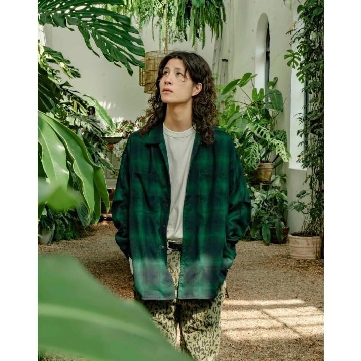 ORDINARY 美式 寬鬆漸層 格紋襯衫 長袖 店內價 【PS中壢】-細節圖6