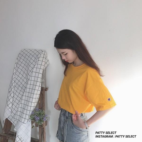 PS中壢 現貨 Champion T425 出清 特價 6.1oz 高磅短T 素T 短袖 短Tee 福利品-細節圖7