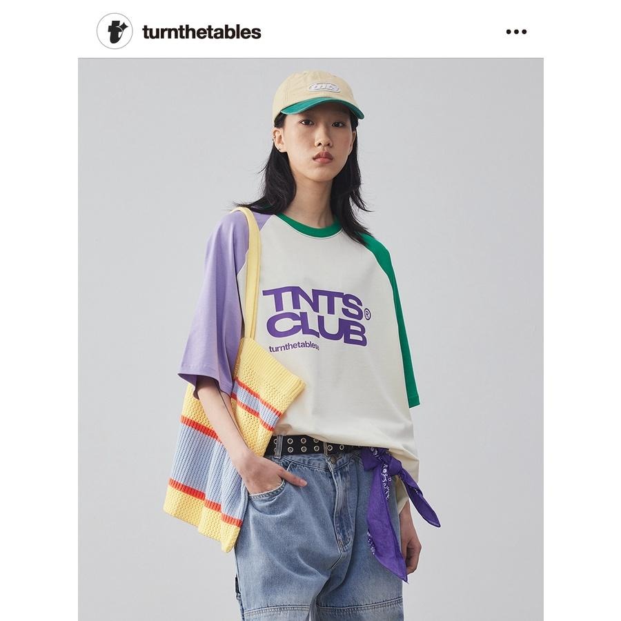 Turnthetables 拼色 TNTS CLUB 印花 短袖 短T  店內價 【PS中壢】-細節圖4