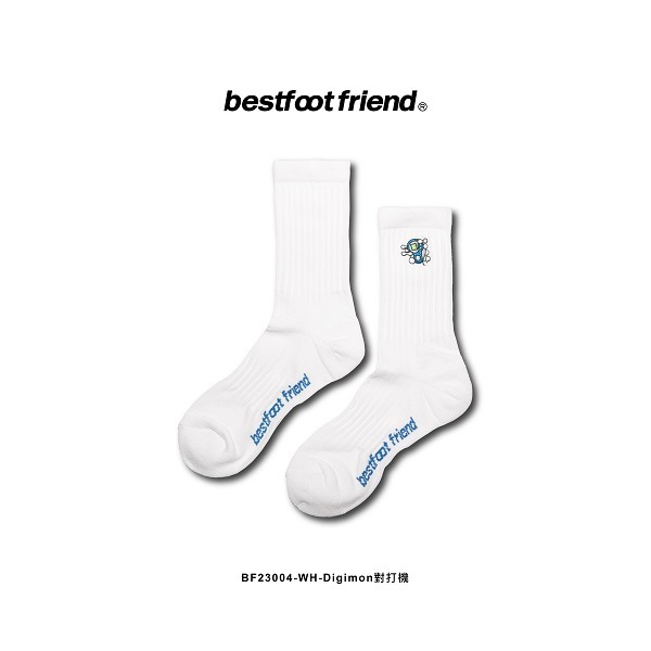 BEST FOOT FRIEND /BFF襪 Digimon 數碼 長襪【PS中壢】-規格圖1
