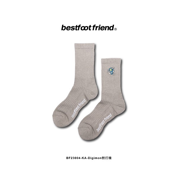 BEST FOOT FRIEND /BFF襪 Digimon 數碼 長襪【PS中壢】-規格圖2