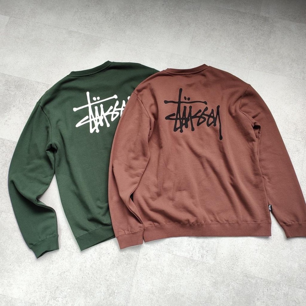 STUSSY BASIC CREW NECK 草寫基本款 大學T 衛衣 澳洲代購【PS中壢】-細節圖3