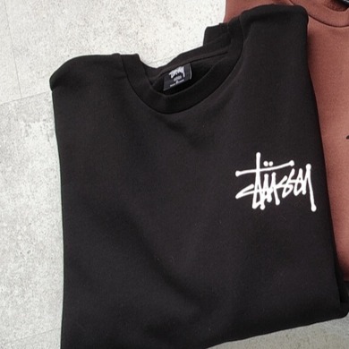 STUSSY BASIC CREW NECK 草寫基本款 大學T 衛衣 澳洲代購【PS中壢】-規格圖3