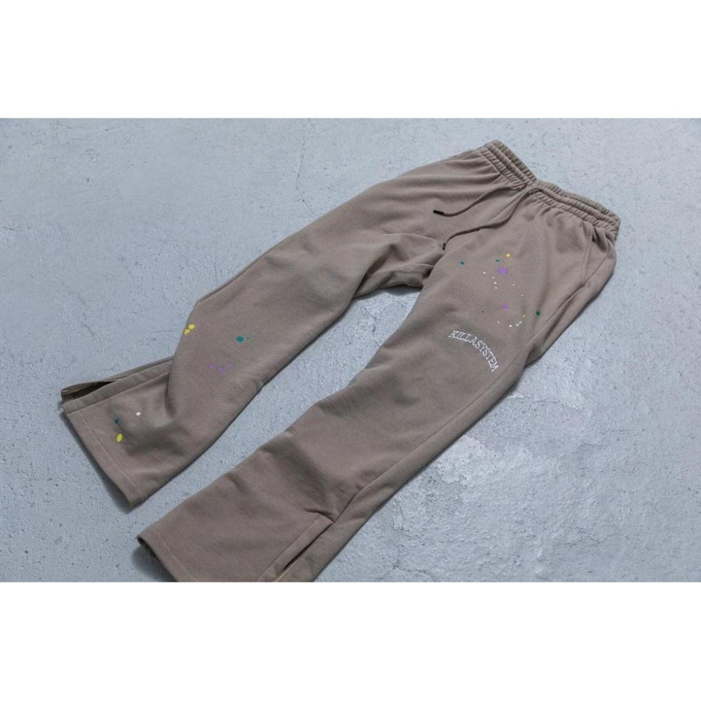 KILLASYSTEM PAINTING ZIP SWEATPANTS 直筒微喇 長褲 店內價 【PS中壢】-細節圖5
