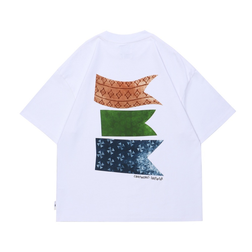 UNBENT 22SS 復古 日系  旗幟 LOGO 重磅300克 短袖 短T【PS中壢】-規格圖8