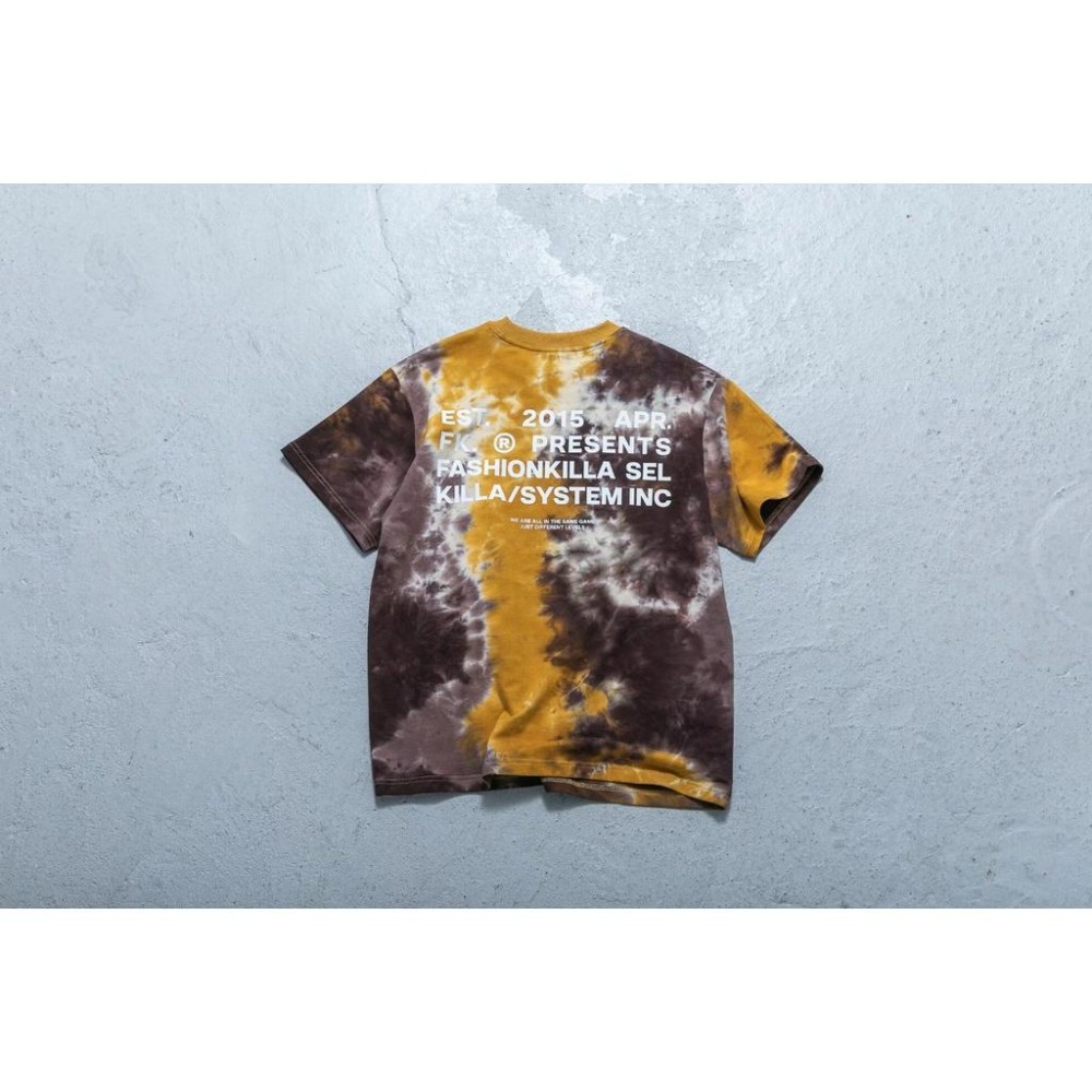 KILLASYSTEM WAVER TIE DYE TEE 渲染 短T 店內價 【PS中壢】-細節圖5