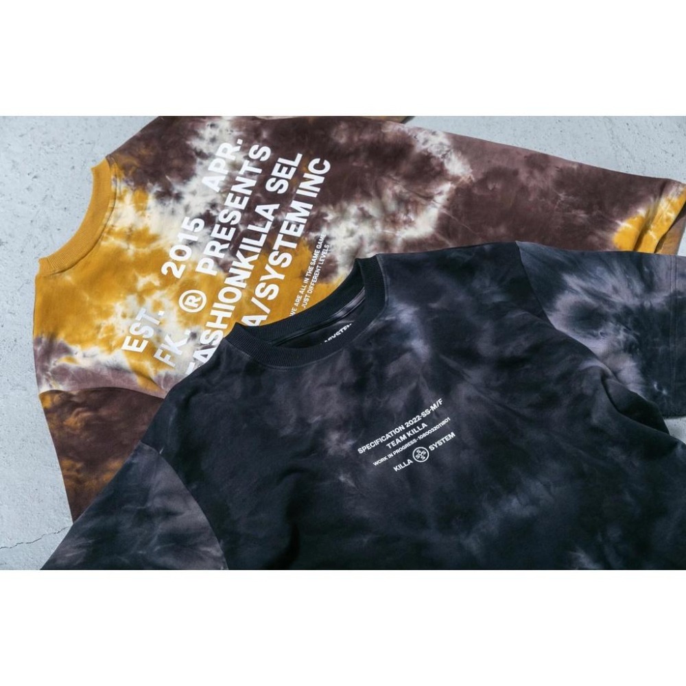 KILLASYSTEM WAVER TIE DYE TEE 渲染 短T 店內價 【PS中壢】-細節圖6