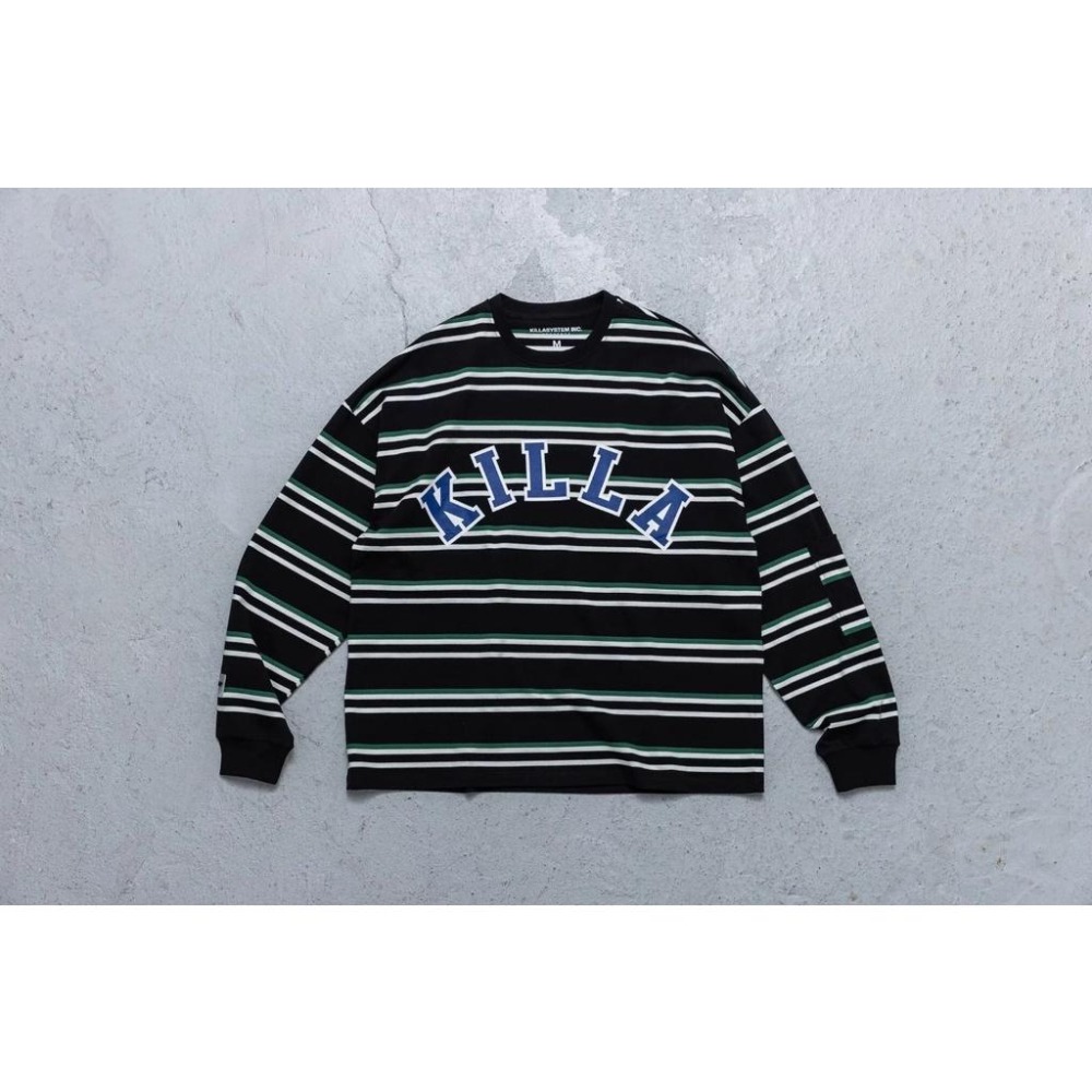 KILLASYSTEM  URBAN LOGO STRIPE 長袖 店內價 【PS中壢】-細節圖3