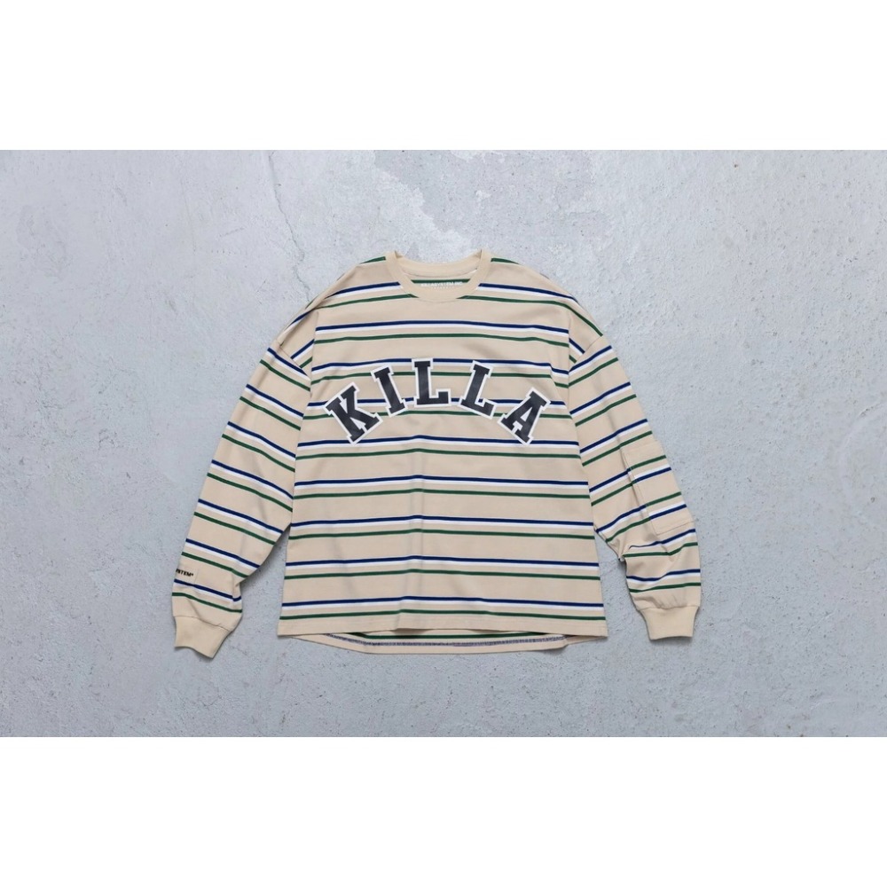 KILLASYSTEM  URBAN LOGO STRIPE 長袖 店內價 【PS中壢】-規格圖1