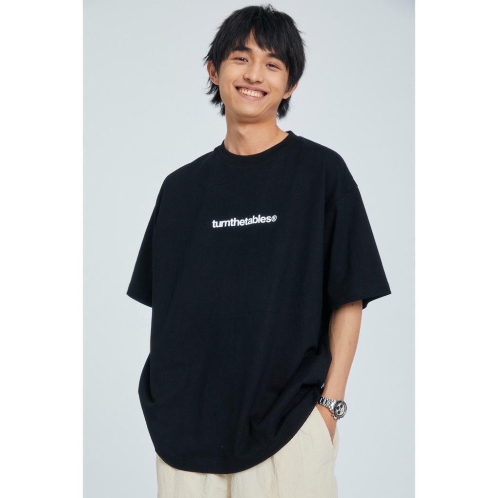Turnthetables 中間小字 重磅 日系 大地色 LOGO  短袖 短Tee 短T 店內價 【PS中壢】-細節圖3