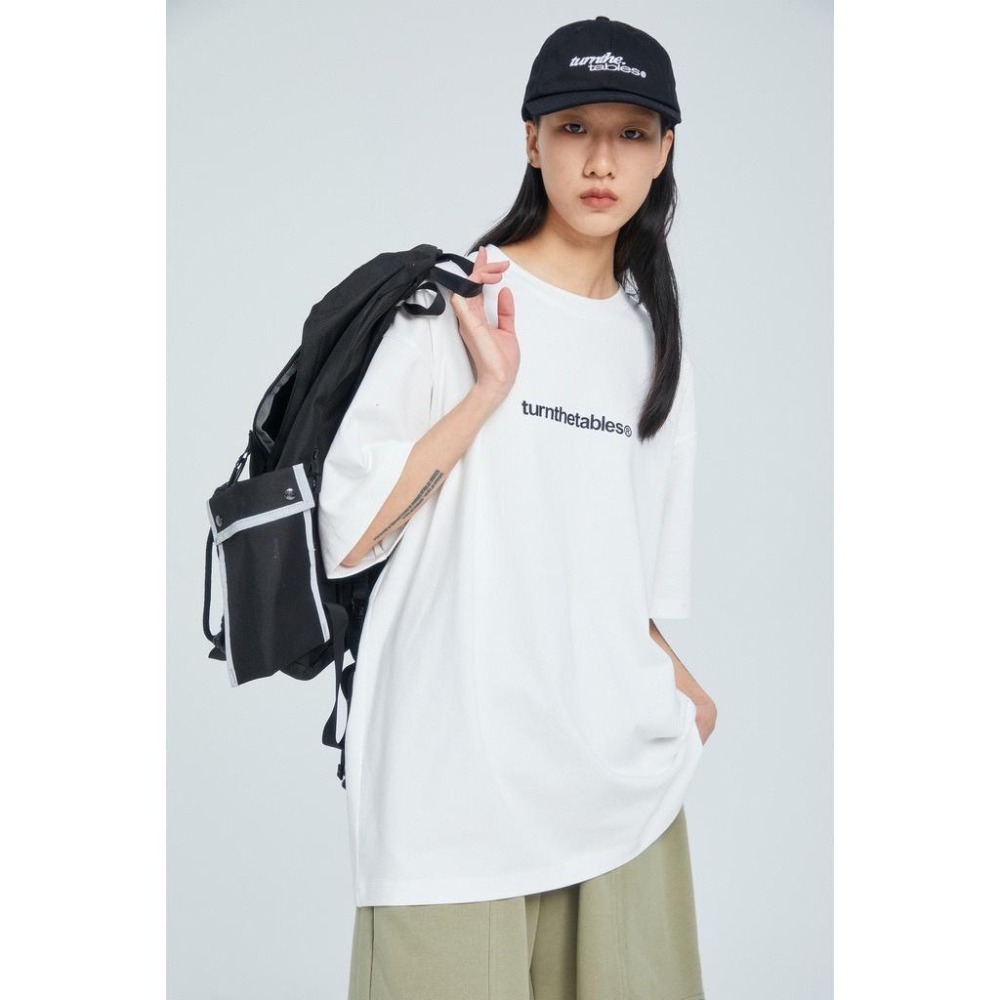 Turnthetables 中間小字 重磅 日系 大地色 LOGO  短袖 短Tee 短T 店內價 【PS中壢】-細節圖6